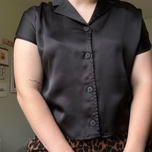 Rachel Zoe Silk Button Top